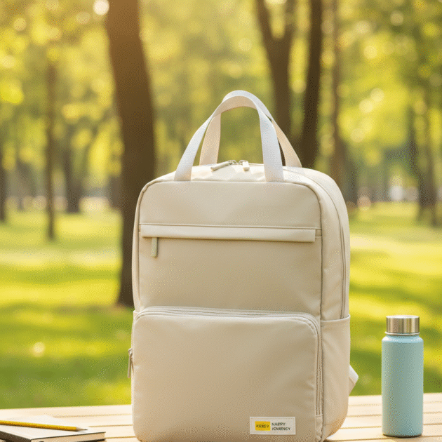 Sac à dos "Mandy Happy Journey" beige